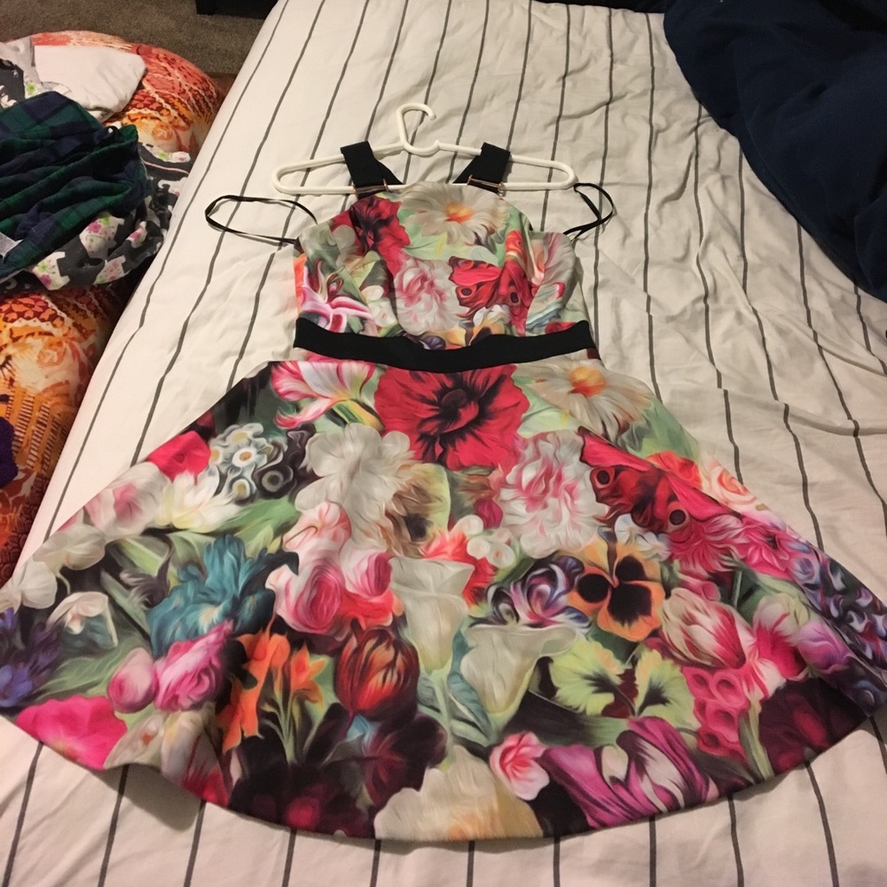 Floral swirl Ted Baker dress